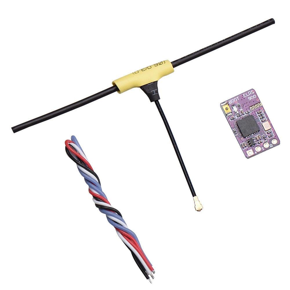 Приемник управления ELRS 915Mhz JHEMCU 900RX ver.3.0.0 +T-антенна для FPV дронов (00-00024454)