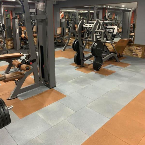 Резиновая плитка 500х500х20 мм Оранжевый (2562228357) - фото 4