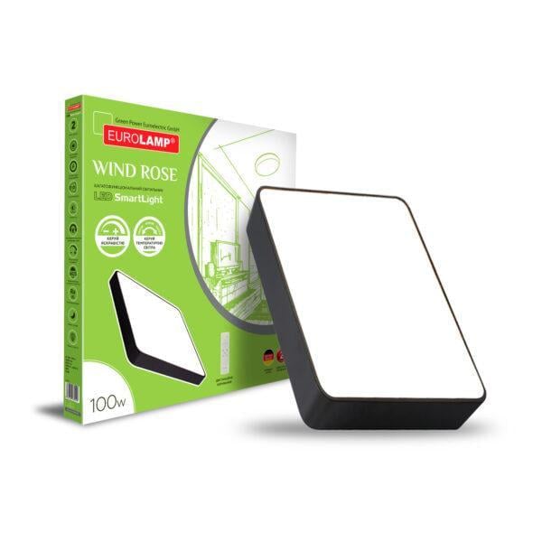 Светильник LED с пультом управления Eurolamp Wind 100W 3000-6500K Rose (21805594) Светильник LED с пультом управления Eurolamp Wind 100W 3000-6500K Rose (21805594)