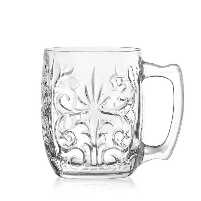 Кружка для кофе RCR TATTOO стекло 420 мл (2646363)