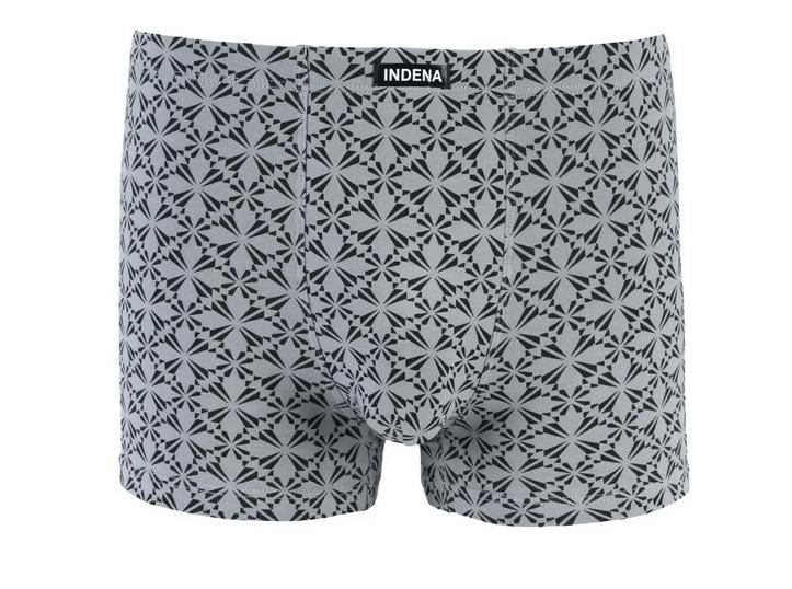 Мужские боксеры стрейчевые INDENA L р. 44-46 2 шт. Светло-серый (81030)