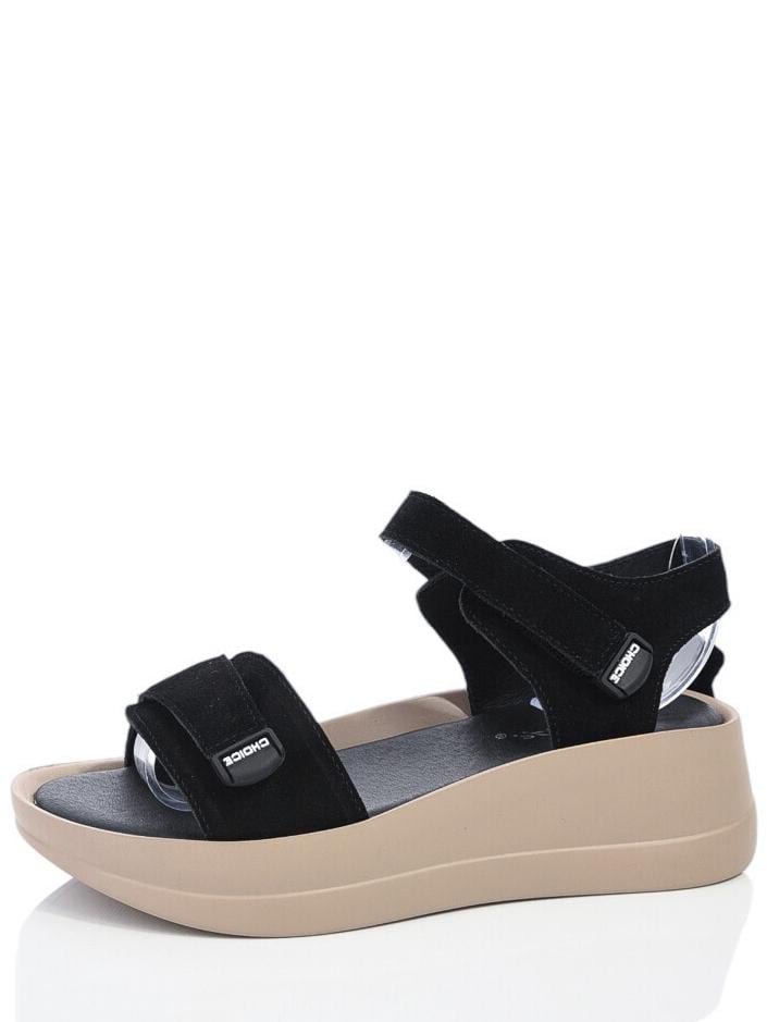 Босоножки кожаные Hengji GN23-6 р. 39 Черно-бежевый - фото 2 Босоножки кожаные Hengji GN23-6 р. 39 Черно-бежевый - фото 2