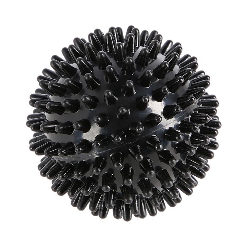 Мяч для массажа Dobetters PVC для расслабления мышц с шипами Black (25713726)