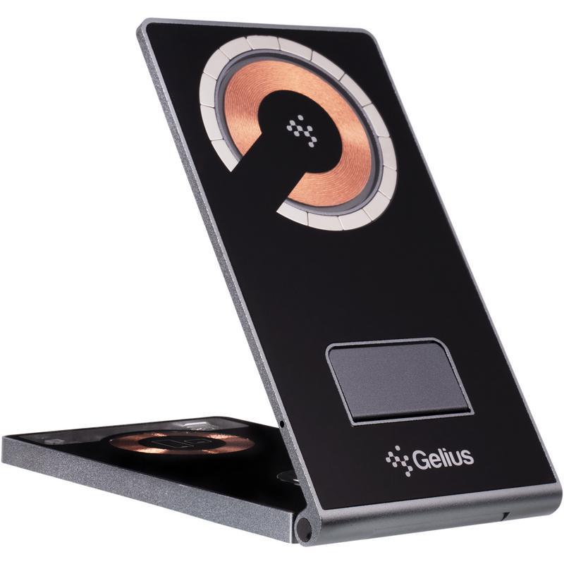 Зарядний пристрій бездротовий Gelius Union GP-WC010 IncRedible series 3в1 15W Black (57999) - фото 2