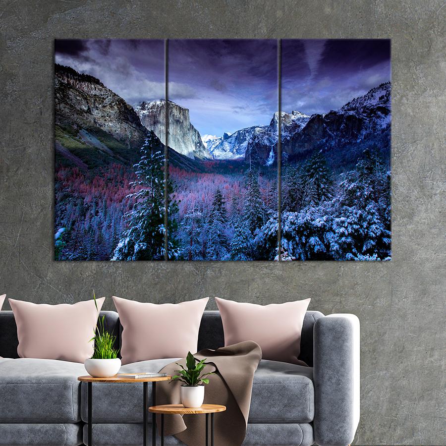 Картина природа Красивый пейзаж парка Йосемити 156x100 см (A1110-3)