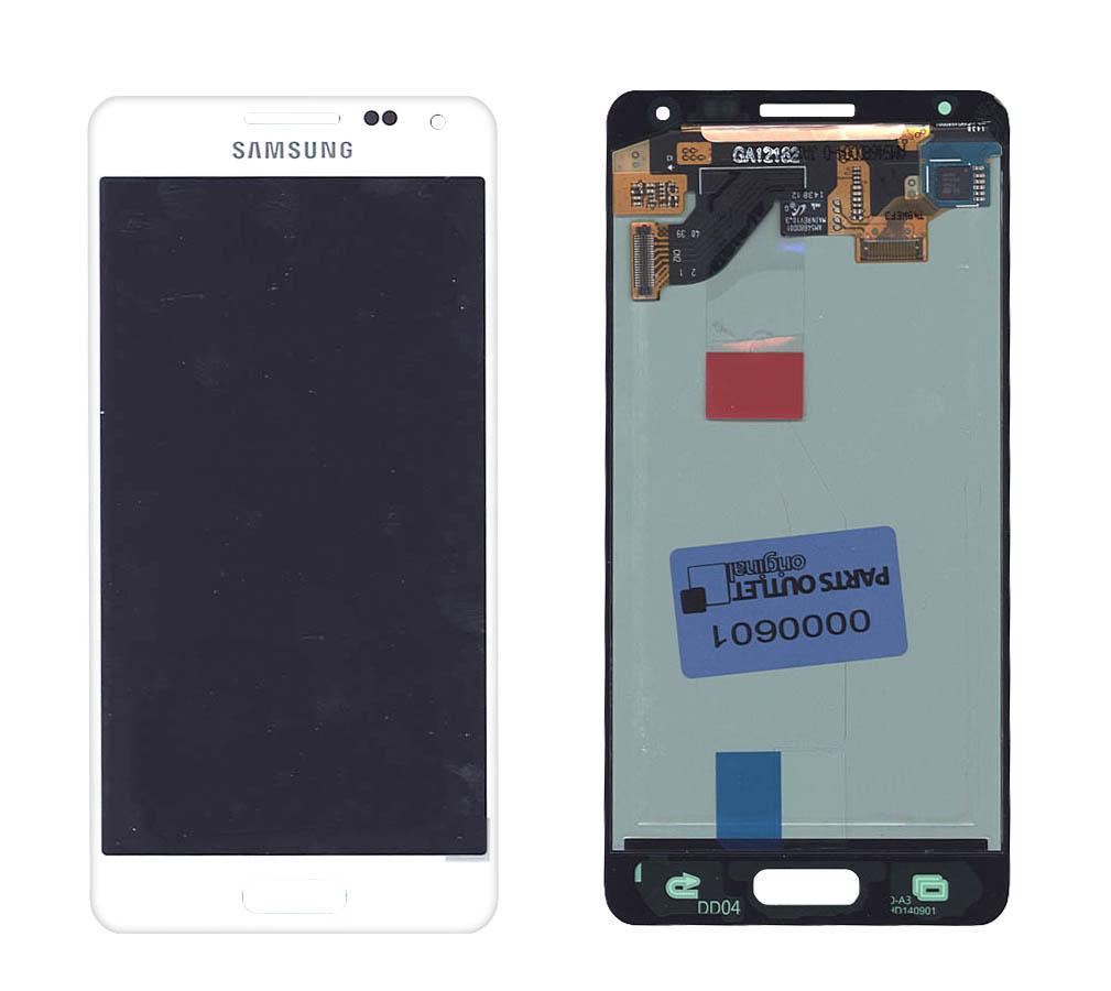 Матрица с тачскрином для телефона Samsung Galaxy Alpha SM-G850F Белый