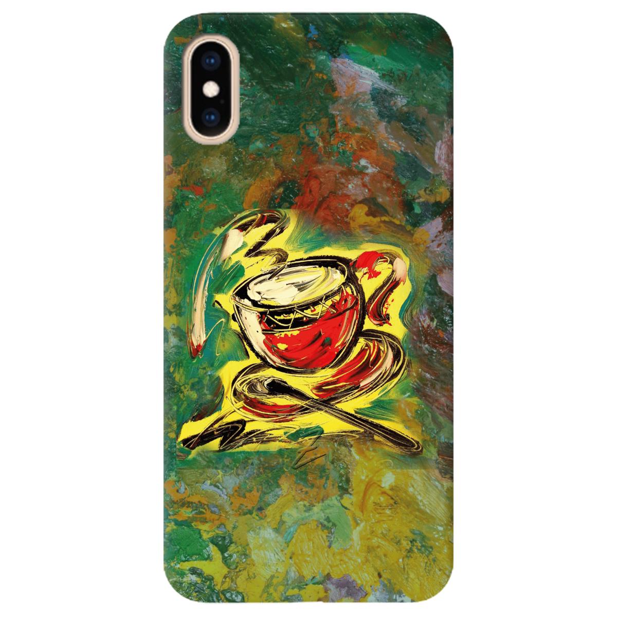 Силиконовый чехол Zorrov для Apple iPhone XS - Cappuccino (11170040086051999)