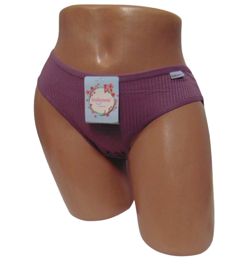 Трусы женские Kokowei 2343 в рубчик XL Фиолетовый (2174496252) Трусы женские Kokowei 2343 в рубчик XL Фиолетовый (2174496252)