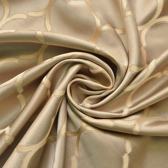 Тканина портьєрна жакардова IDEIA Терра V-402 візон 3,0 м Золотий (2200004091174)