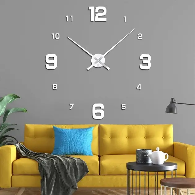 Годинник настінний 3D DIY CLOCK 172520 (17967833) - фото 5