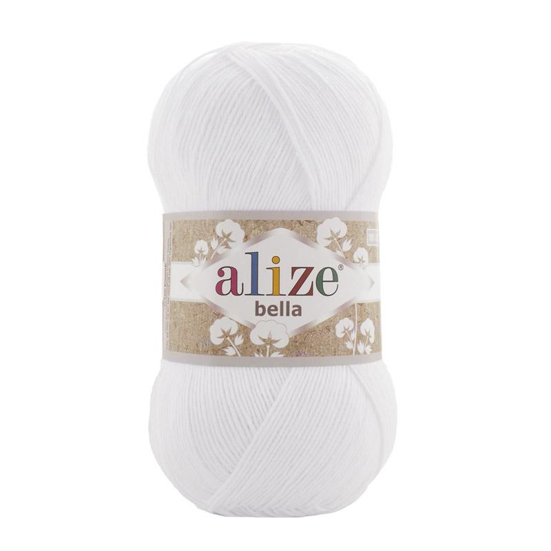 Пряжа Alize Bella 55 Білий