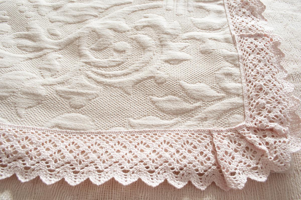 Покривало Lotus Impress жаккард-Monro 220х240 см Пудровий (21315) - фото 2 Покривало Lotus Impress жаккард-Monro 220х240 см Пудровий (21315) - фото 2