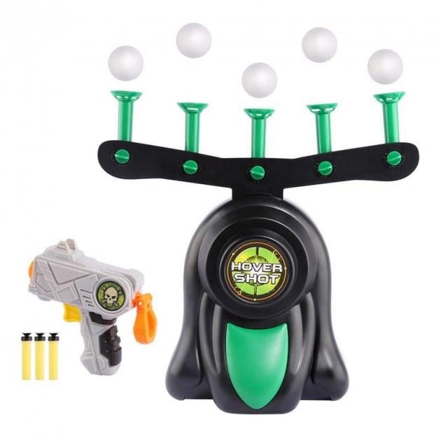 Интерактивная игра Hover Shot Воздушный тир пистолет с дротиками летающие мишени