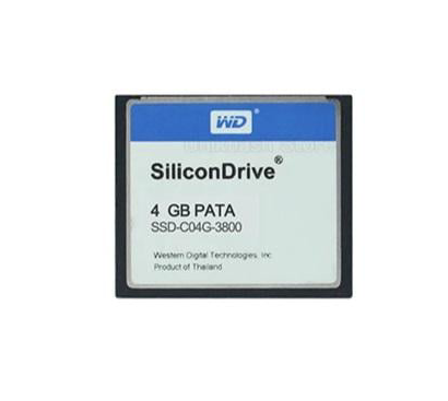 Карта памяти Compact Flash WD SiliconDrive 4 Gb (18343443) - фото 1 Карта памяти Compact Flash WD SiliconDrive 4 Gb (18343443) - фото 1