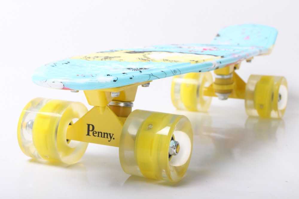 Пенниборд Penny Style 22" светящиеся колеса Cat (2T2034) Пенниборд Penny Style 22" светящиеся колеса Cat (2T2034)
