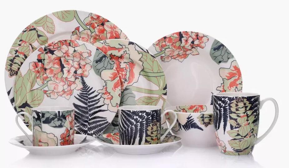 Тарелка десертная фарфоровая DUKA IDUNN 20,8 см принт (1218132) - фото 3 Тарелка десертная фарфоровая DUKA IDUNN 20,8 см принт (1218132) - фото 3