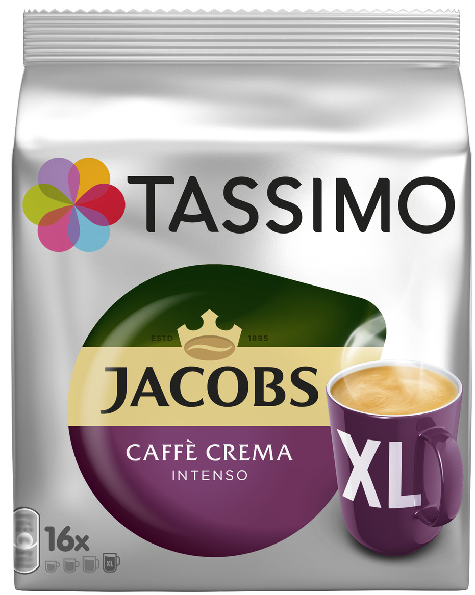 Кофе в капсулах Jacob Tassimo Crema intenso XL 16 шт. (Ar200013)