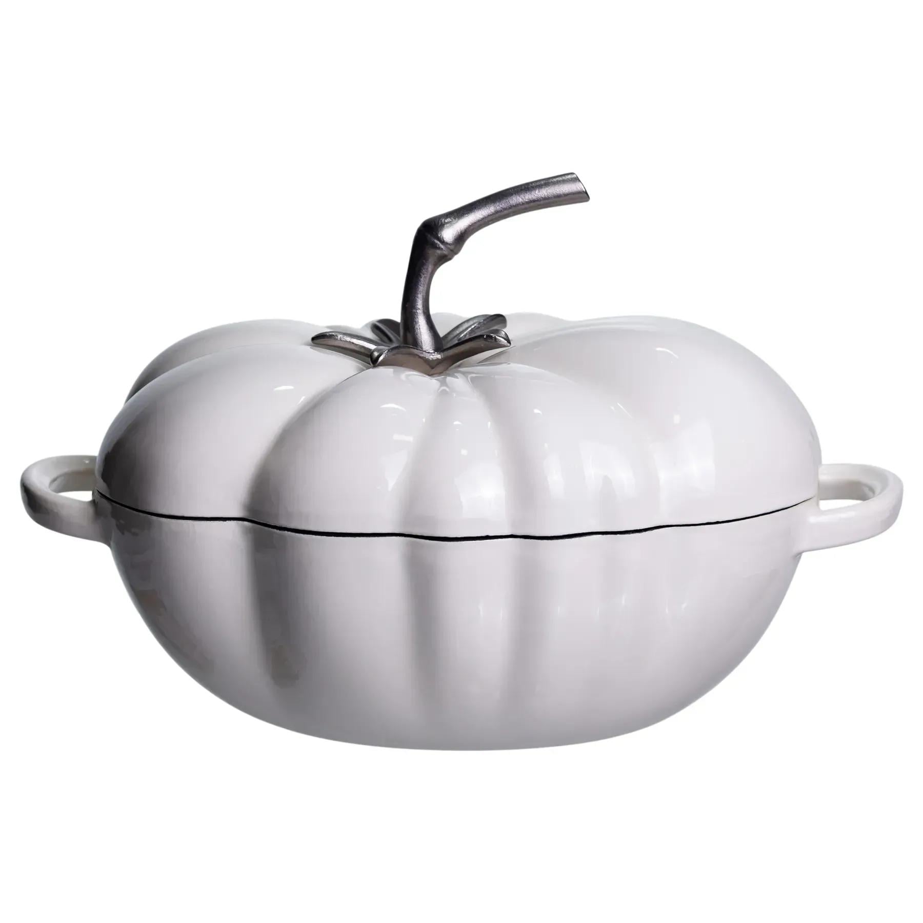 Кастрюля чугунная эмалированная Iron Tomato 2,5 л Белый (HP-1-20-WHITE)