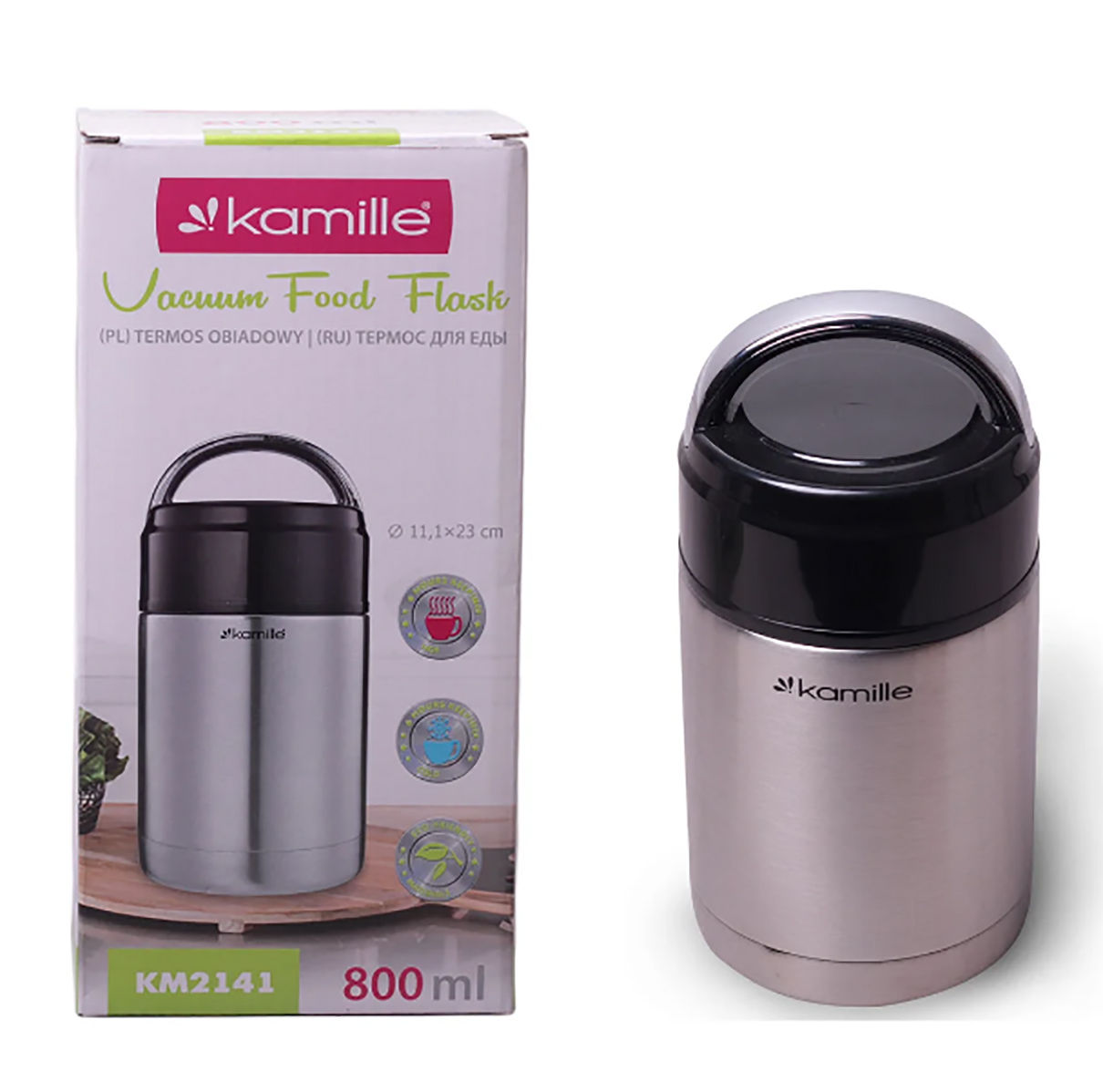 Термос харчовий Kamille (KM-2141) 800 мл