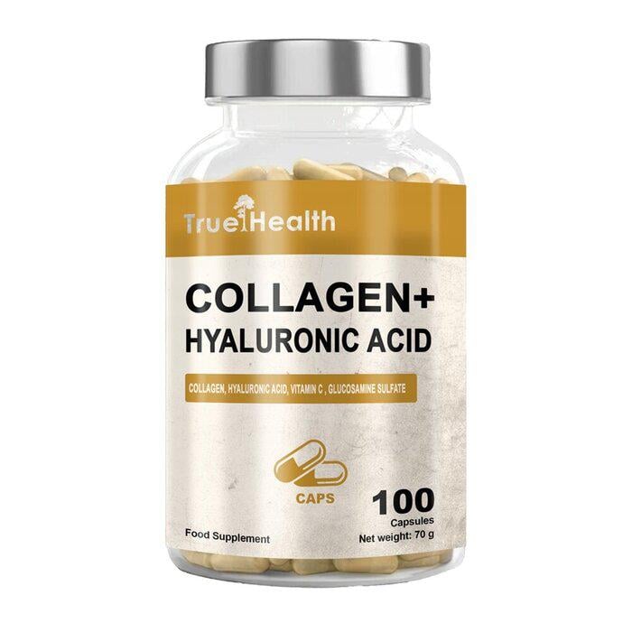 Колаген та гіалуронова кислота True Health Collagen/Hyaluronic 100 кап.