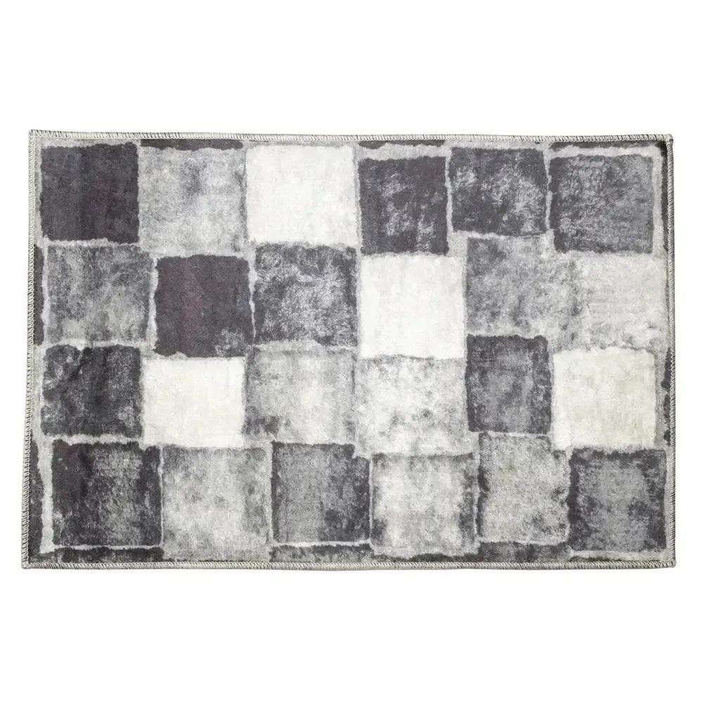 Коврик универсальный 3D Besser KM-36470 с рисунком из полипропилена 60x90 см Серый (150-84-36470.10)