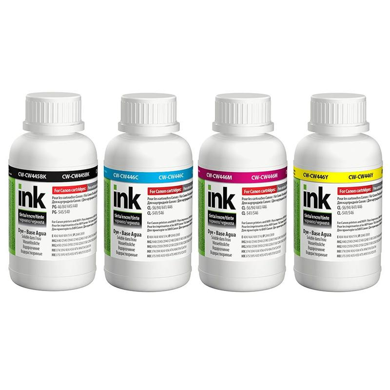 Комплект чорнила ColorWay PG-445/CL-446 для Canon 4x200 мл (CW-CW445/CW446SET02)