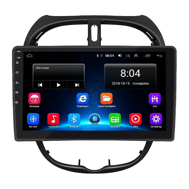 Автомагнітола штатна Lesko Base для Peugeot 206 1998-2012 р. Wi-Fi/GPS 2/32 GB 9" (4785-33025)