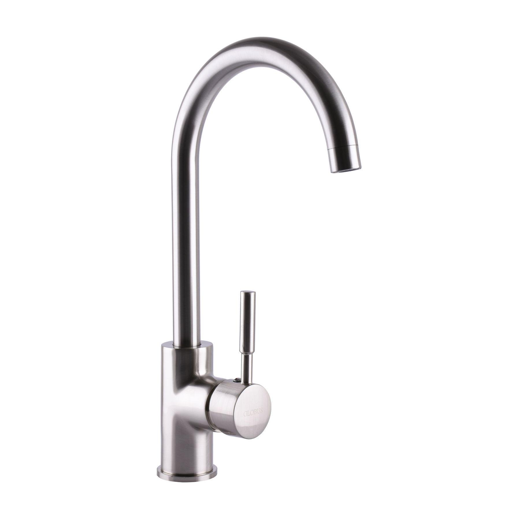 Смеситель для кухни Globus Lux Lazer GLLR-0203S-8 Ststeel (000019228) Смеситель для кухни Globus Lux Lazer GLLR-0203S-8 Ststeel (000019228)