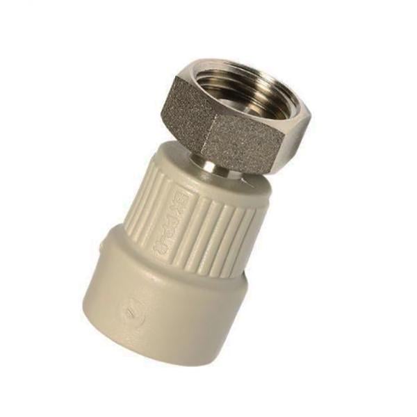 Муфта из НГ PPR Ekoplastik SZM02025XX 20 мм ВВ 3/4" (43007)