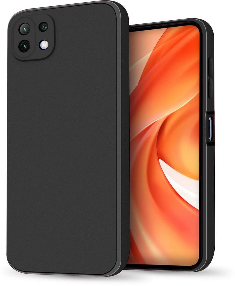 Силиконовый чехол HardCorner Xiaomi Mi 11 Lite (с микрофиброй) Black (34826-2B)