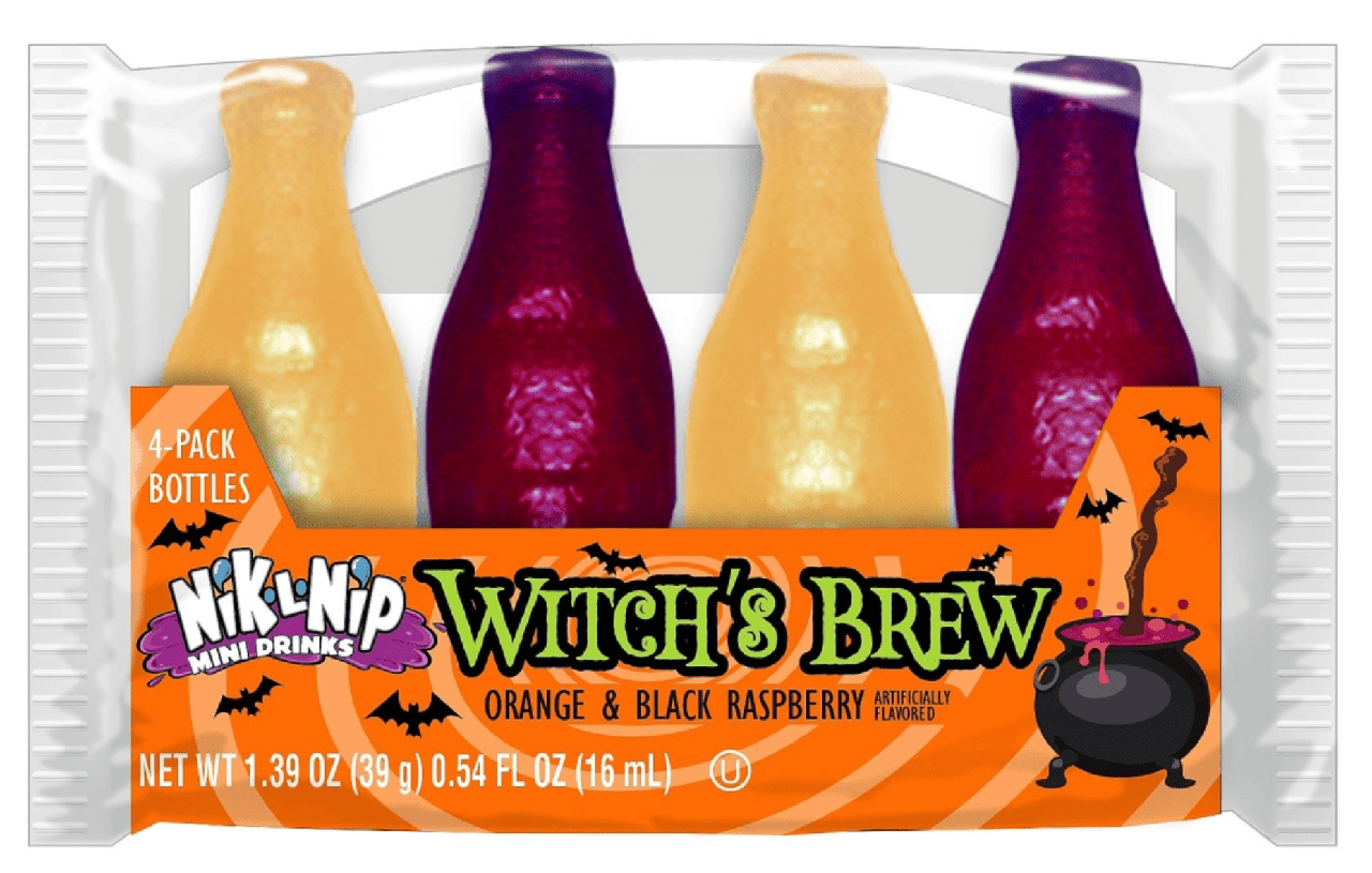 Конфеты Nik-L-Nip Witch's Brew Wax Bottles 4 шт. 39 г (2796248672) Конфеты Nik-L-Nip Witch's Brew Wax Bottles 4 шт. 39 г (2796248672)
