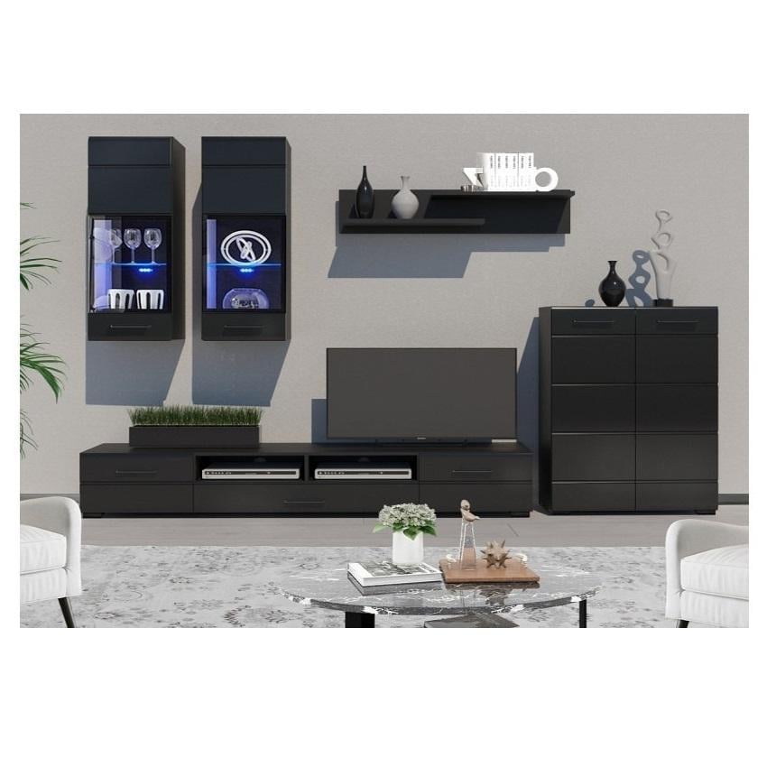 Гостиная комплект Gerbor Holding Арктика/Черный