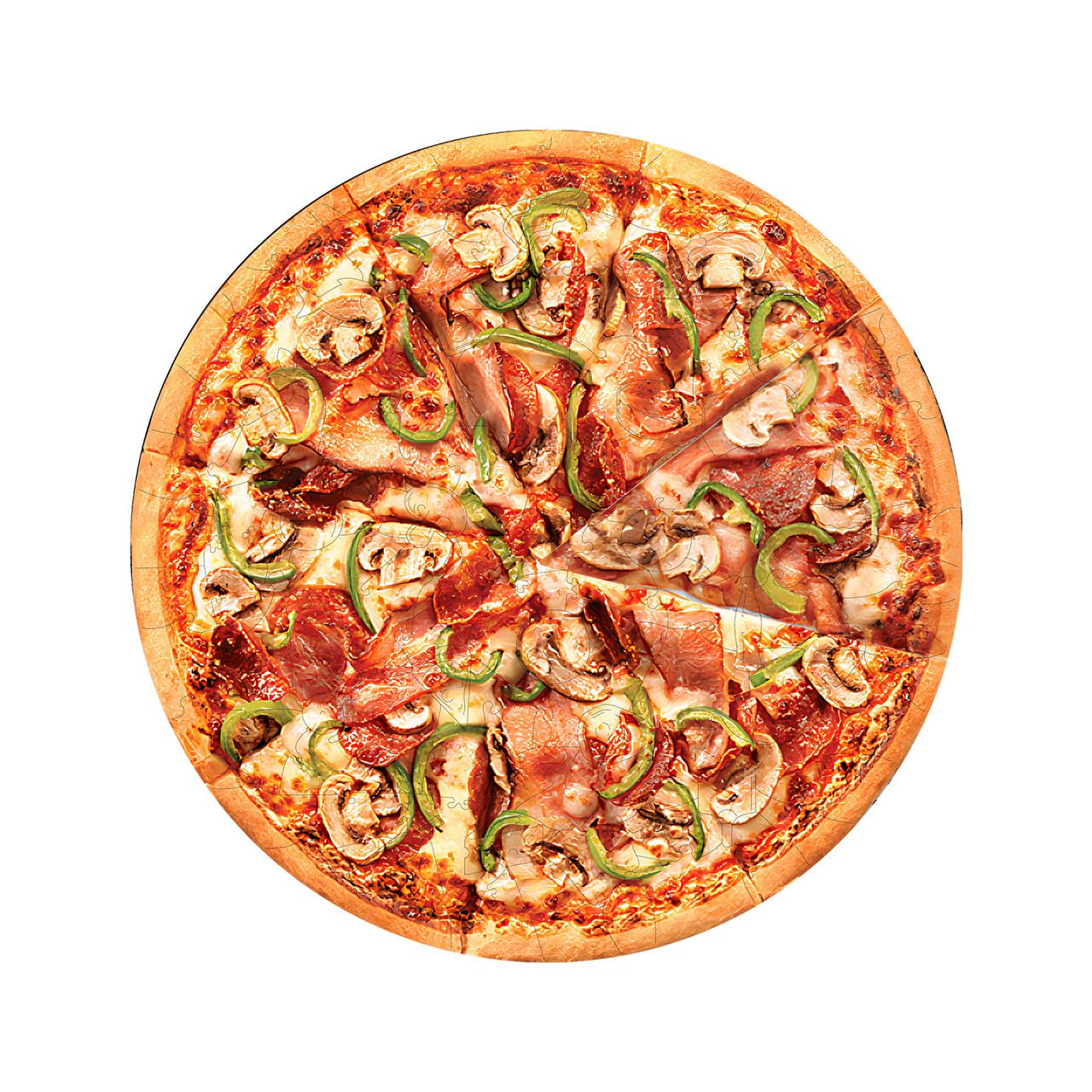 Пазл дерев'яний Час для піци А4 (819)