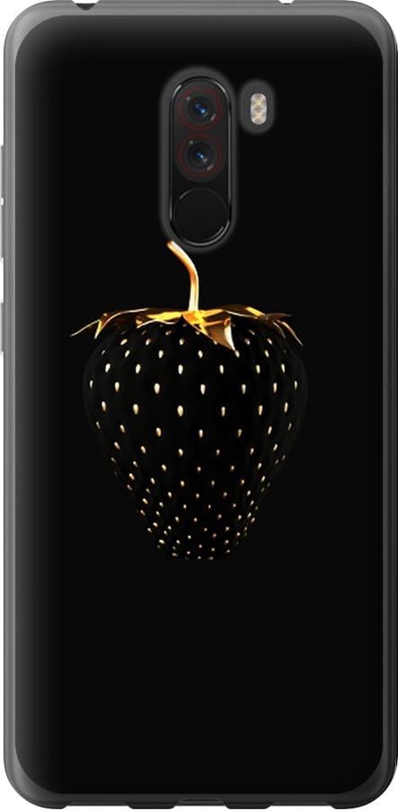 Чехол на Xiaomi Pocophone F1 Черная клубника (3585u-1556-42517)