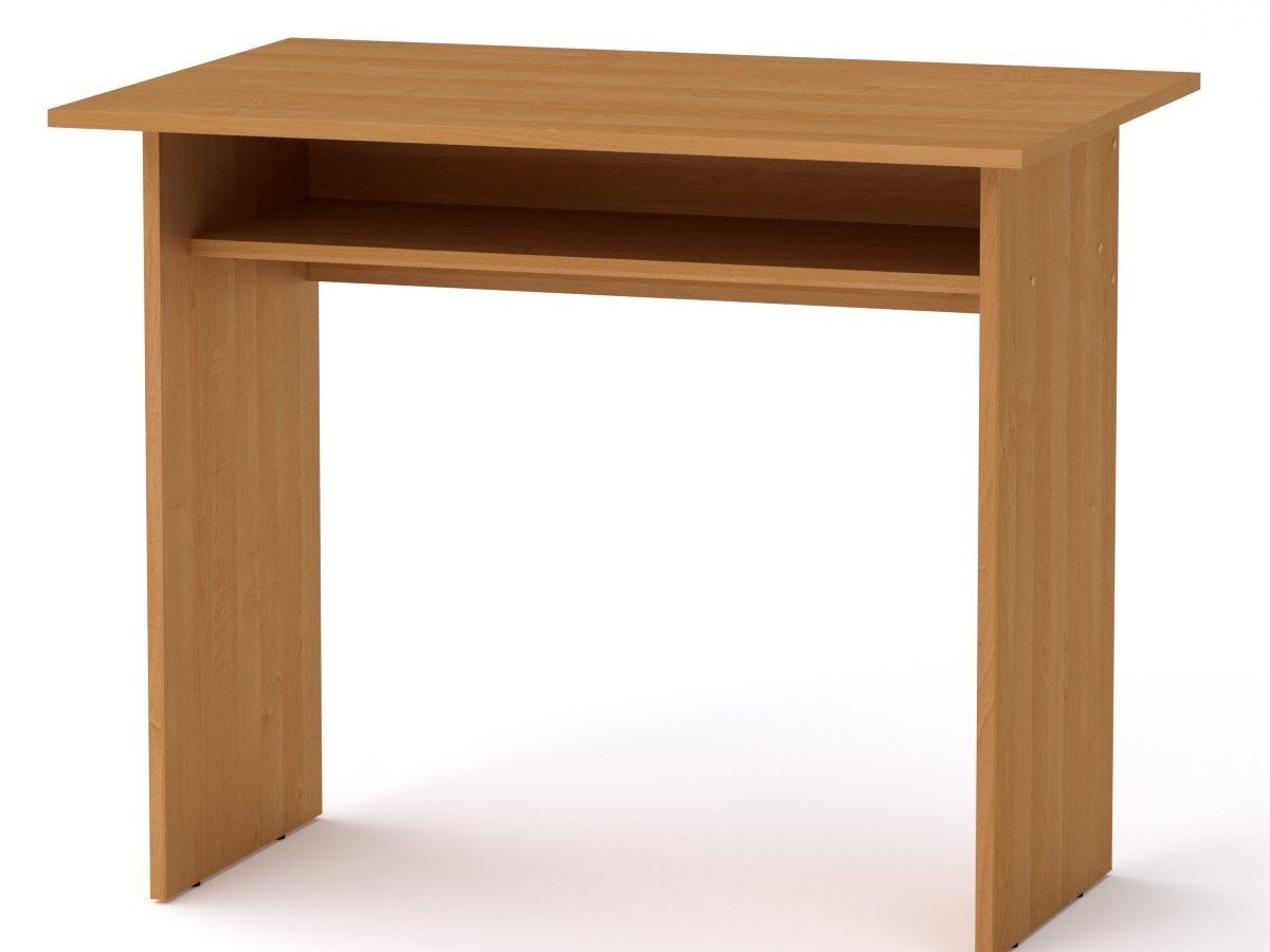 Стол письменный Компанит МО 4 90х60х73,6 см ольха - фото 1 Стол письменный Компанит МО 4 90х60х73,6 см ольха - фото 1