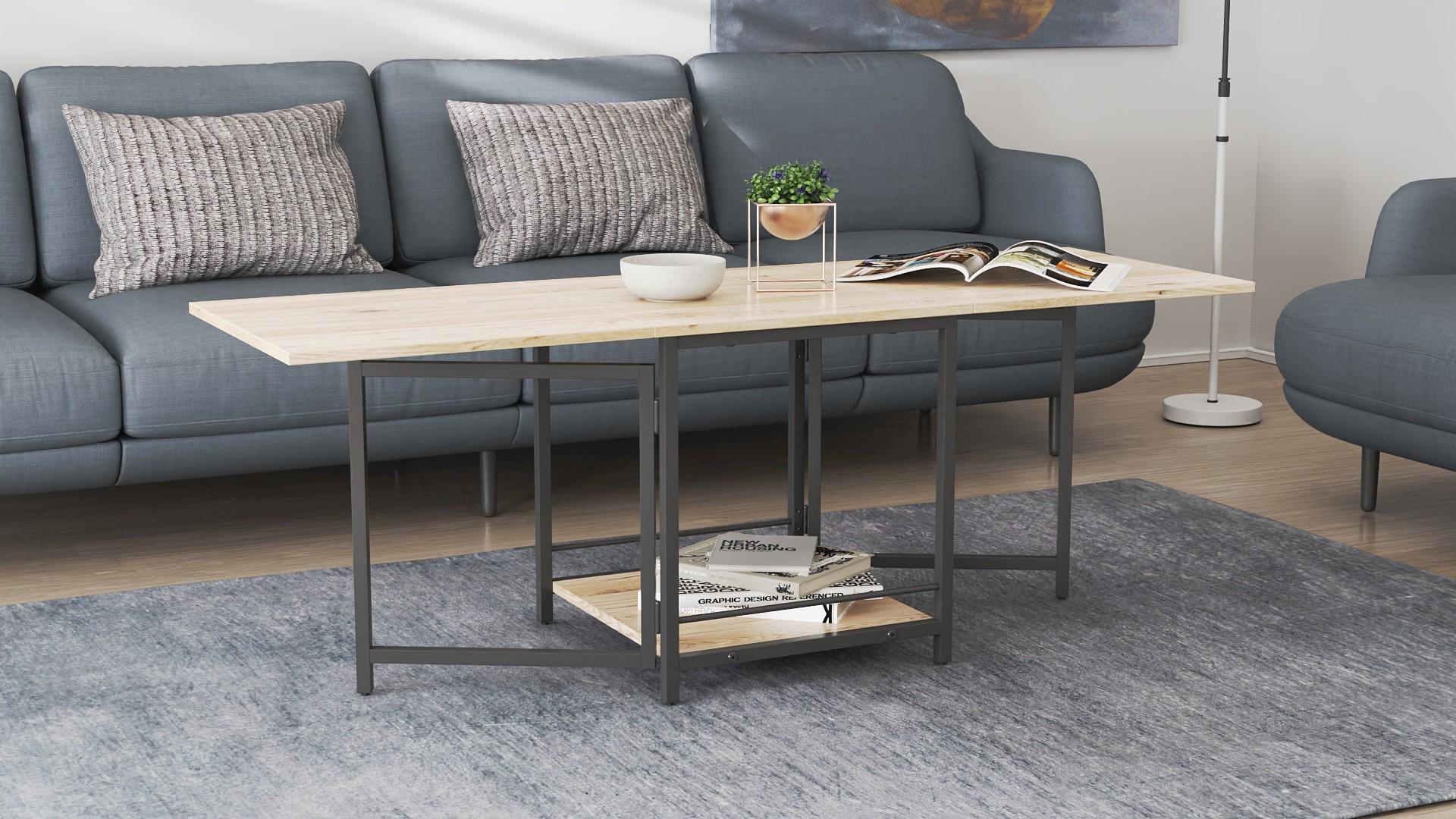 Стол журнальный трансформер Ferrum-decor Куб Комбо металл/ДСП 16 мм 540x532x500 мм Дуб Сан-Марино (FRD-105151) - фото 7 Стол журнальный трансформер Ferrum-decor Куб Комбо металл/ДСП 16 мм 540x532x500 мм Дуб Сан-Марино (FRD-105151) - фото 7