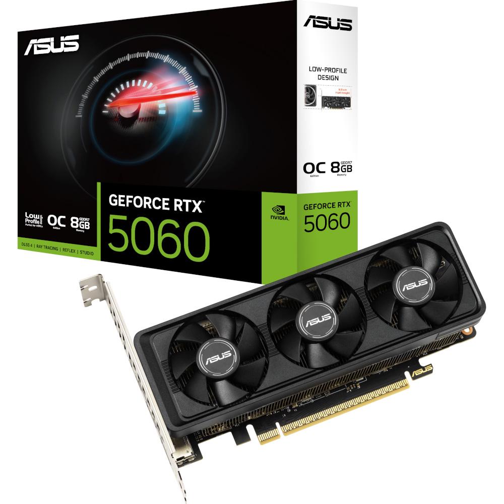 Відеокарта Asus NVIDIA GeForce RTX 5060 LP BRK OC 8 Гб 28000 MHz Black (RTX5060-O8G-LP-BRK) - фото 4