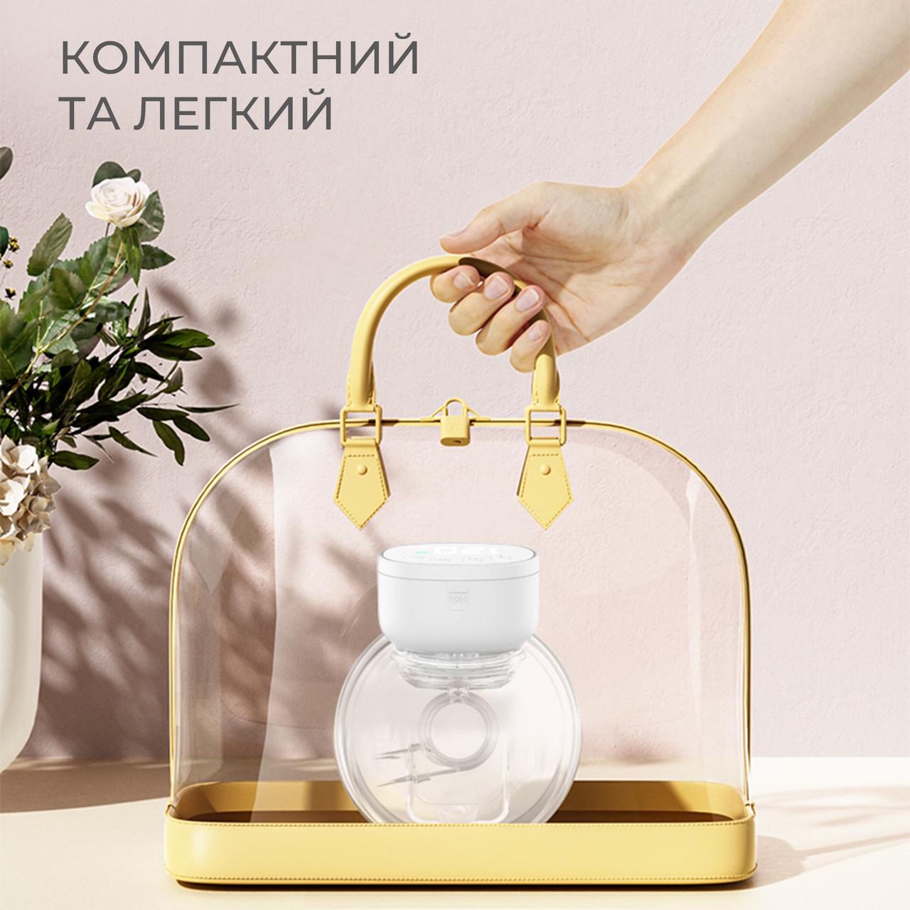 Молоковідсмоктувач Swan Baby Easy Lacto X1 електричний з ефектом масажу Білий (70227080) - фото 10