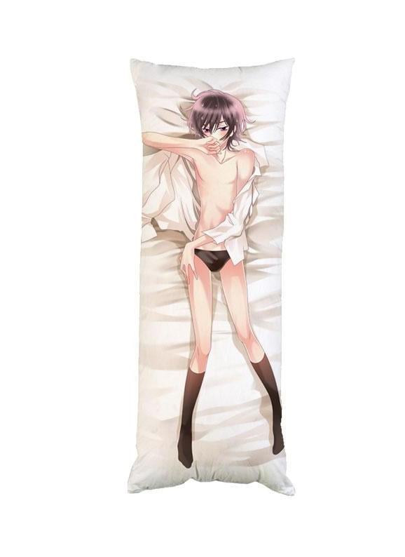 Подушка дакимакура Аниме Лелуш Код Гиас Code Geass декоративная ростовая для обнимания 50x170 см двусторонняя (1834020209)