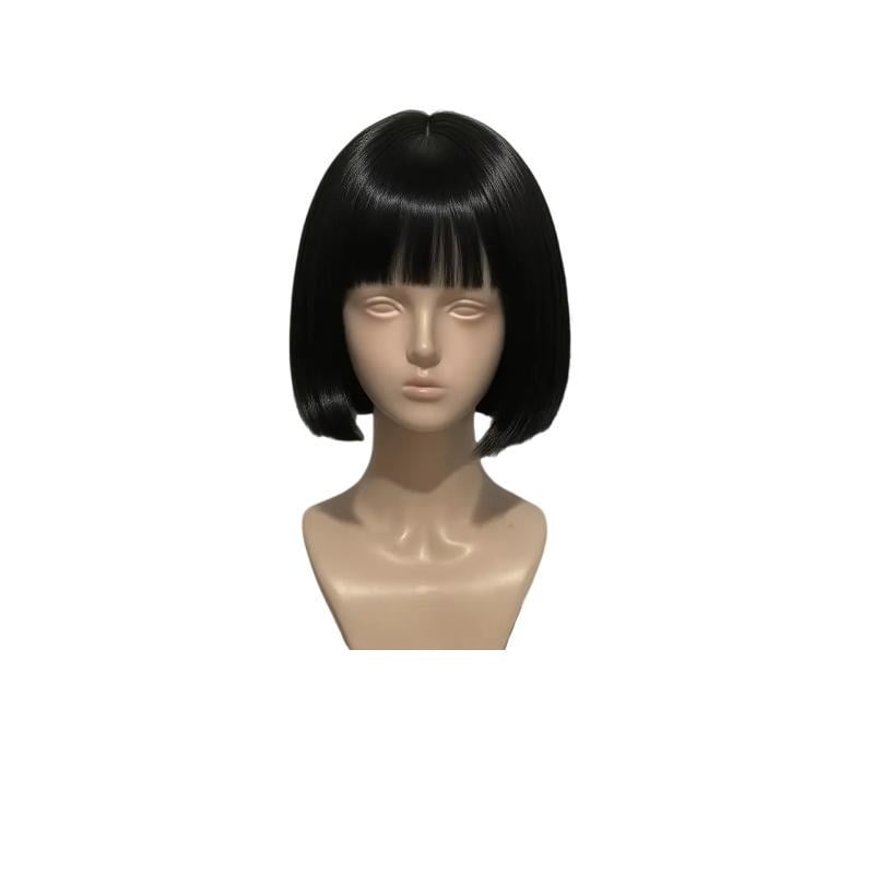 Парик женский каре с пробором и челкой на сетке 30 см Черный (2689612492) Парик женский каре с пробором и челкой на сетке 30 см Черный (2689612492)