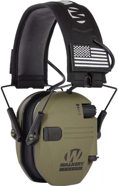 Walker's Razor Slim Electronic Shooting Earmuffs – 3-Pack, Flat Dark Earth (FDE), 23dB NRR