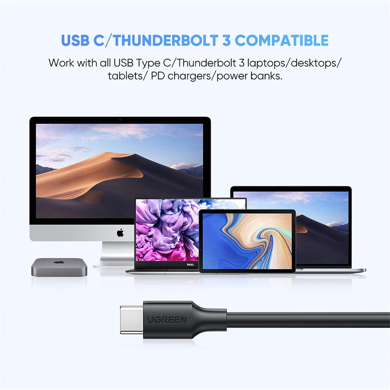Кабель для жестких дисков UGREEN Type-C-Micro USB Type-B 5 Гбит/с USB 3.0 A на Micro-B 1 м Черный (20103) - фото 4
