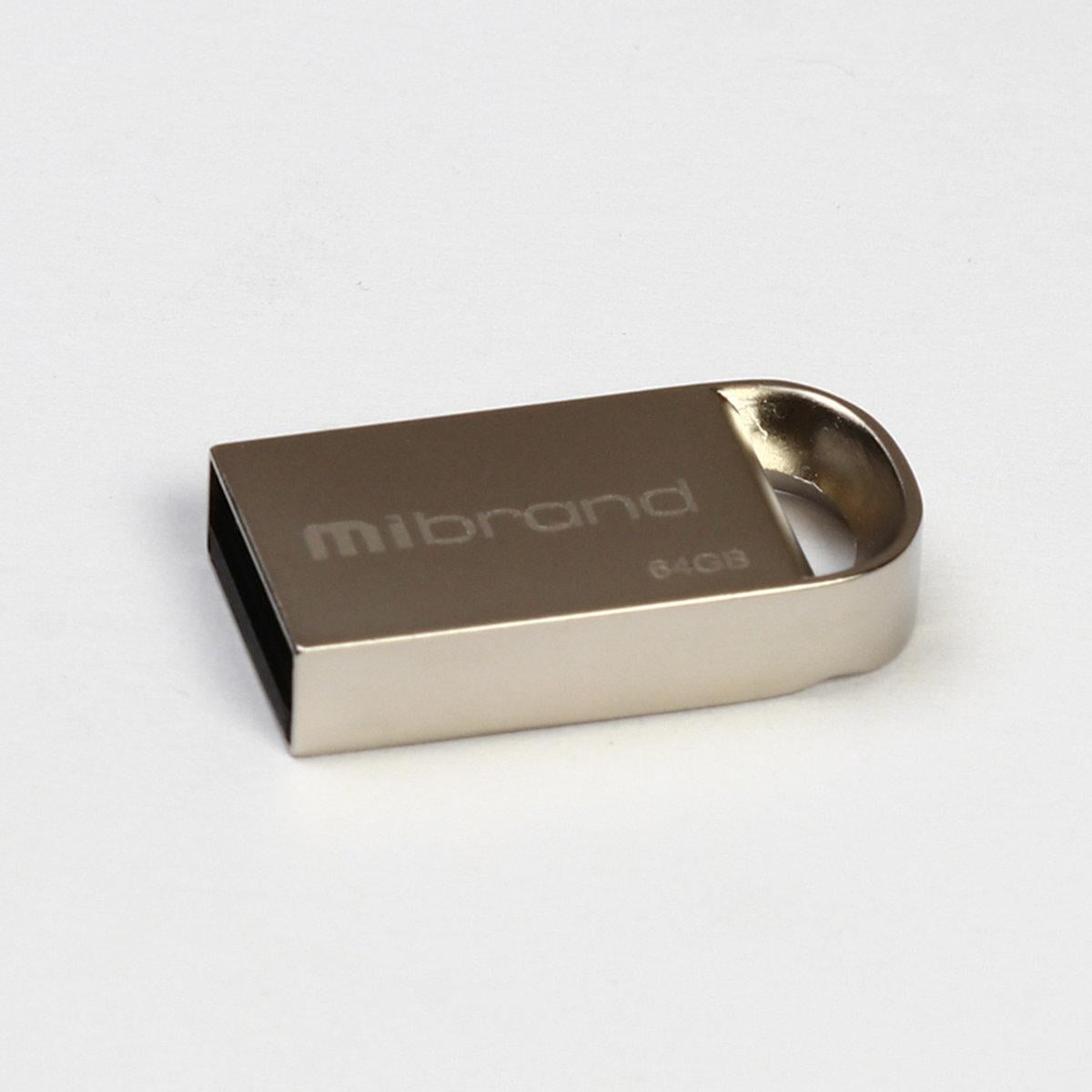 Флеш-память для ноутбука Flash Mibrand USB 2.0 Lynx 64Gb Silver (MI2.0/LY64M2S)