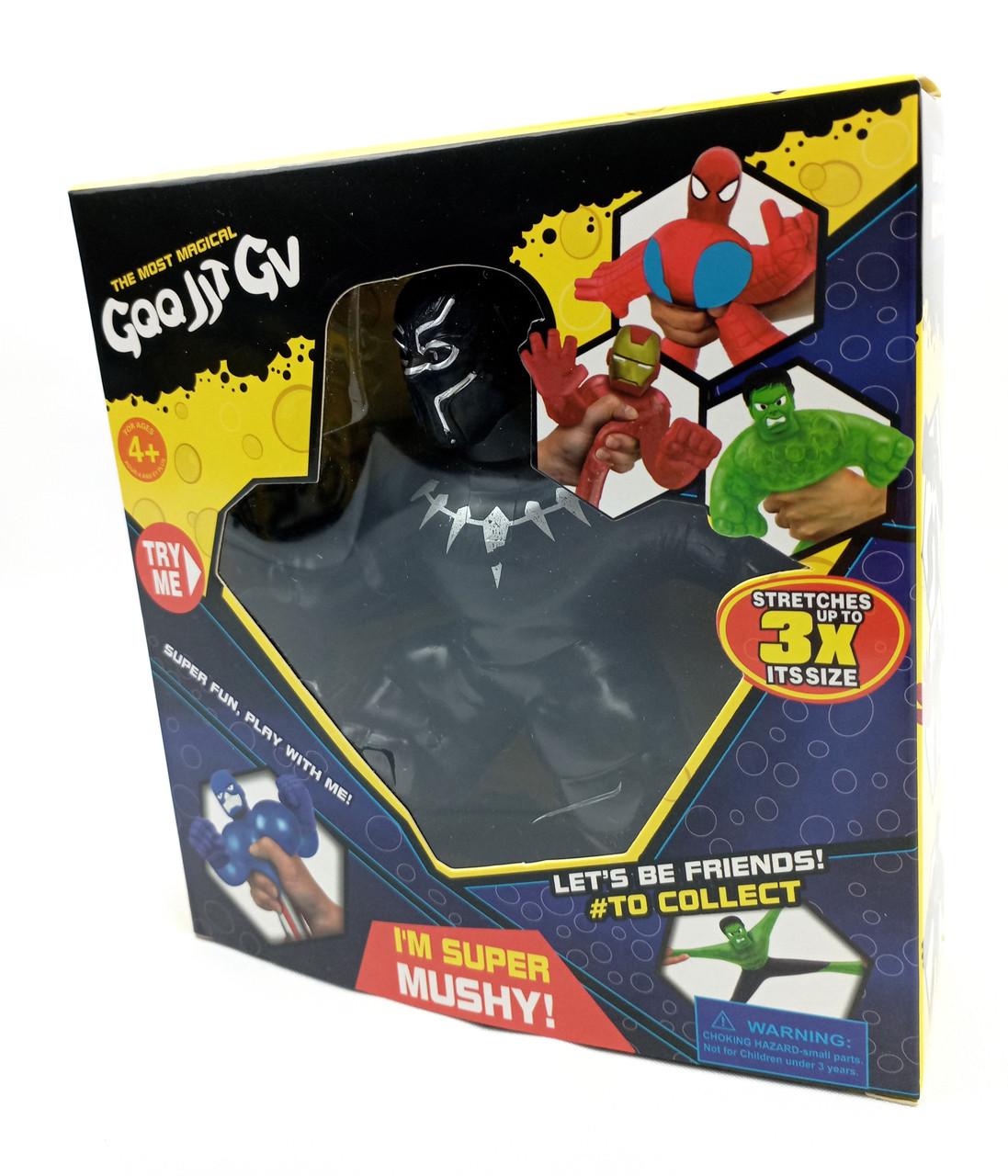 Игрушка-растяжка GooJitCu Marvel Черная Пантера 15 см