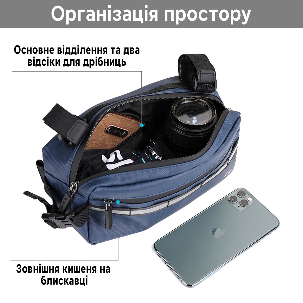 Велосумка універсальна Rhinowalk X20990GY Сірий (RWK-X20990GY-4412) - фото 5