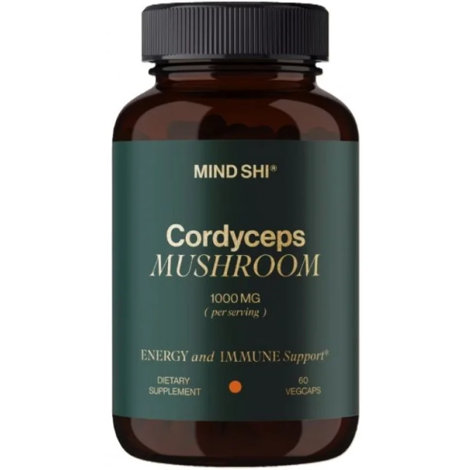 Добавка Кордицепс MIND SHI Cordyceps Mushroom 1000 мг 60 вегетарианских капсул Добавка Кордицепс MIND SHI Cordyceps Mushroom 1000 мг 60 вегетарианских капсул