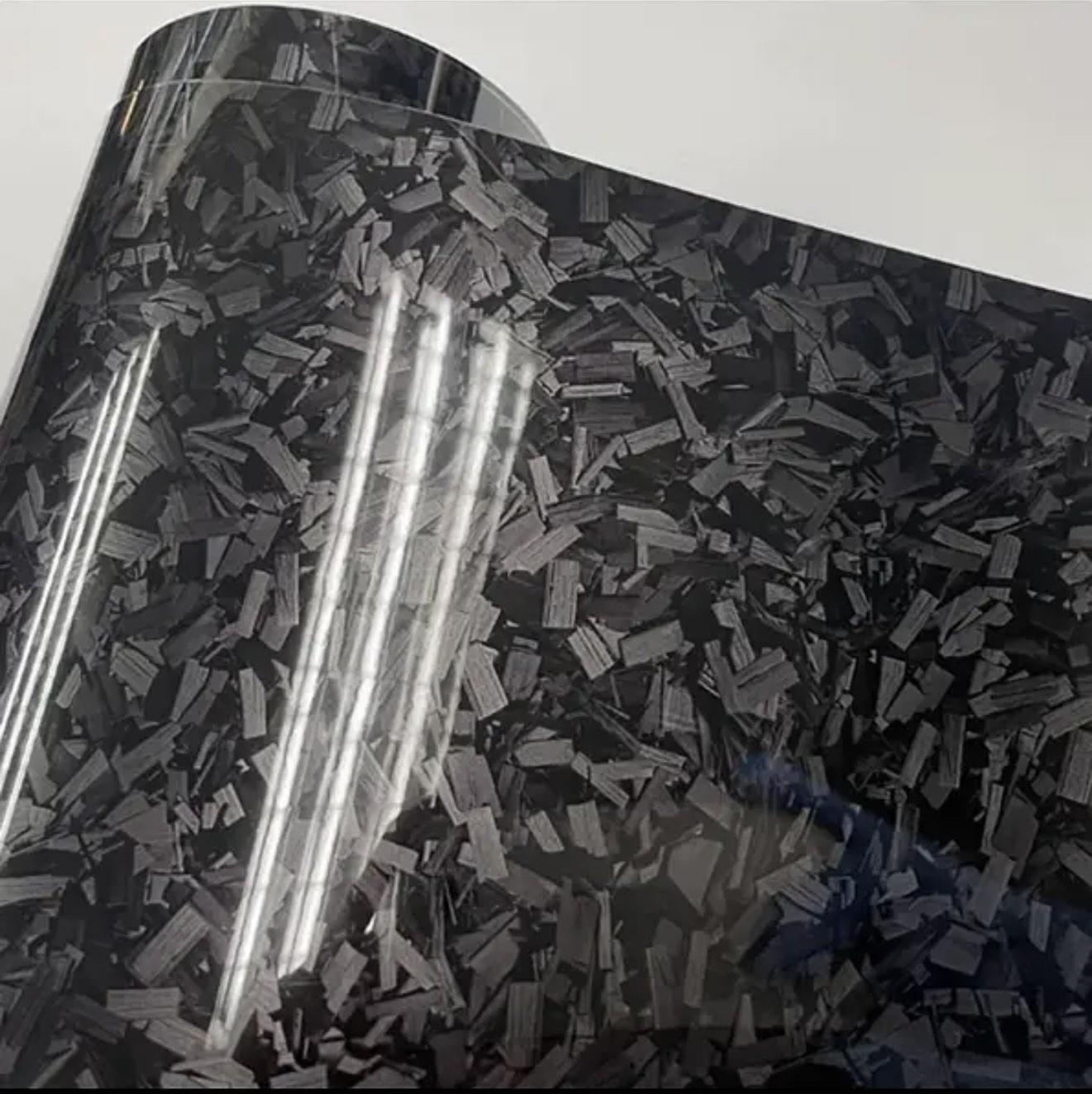 Плівка самоклеюча СONGSHANG під кований ломаний карбон супер глянцева 100x150 см (1838596681) - фото 7 Плівка самоклеюча СONGSHANG під кований ломаний карбон супер глянцева 100x150 см (1838596681) - фото 7