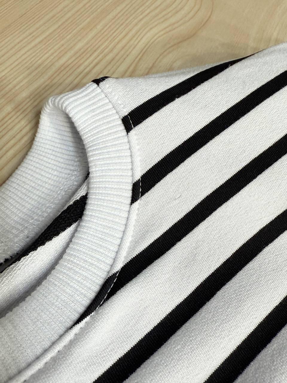 Лонгслів жіночий KEYYMOD 34094 реглан в смужку з підплічниками вільний крій оверсайз M Білий (1508) - фото 5 Лонгслів жіночий KEYYMOD 34094 реглан в смужку з підплічниками вільний крій оверсайз M Білий (1508) - фото 5