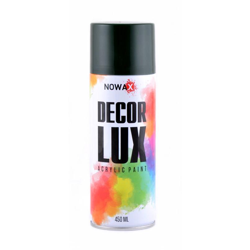 Краска акриловая NOWAX Decor Lux глянцевая 450мл Зеленый мох (6005)