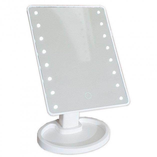 Зеркало для макияжа Mirror с 16 LED подсветкой Белый (ws11962) - фото 6 Зеркало для макияжа Mirror с 16 LED подсветкой Белый (ws11962) - фото 6